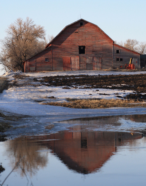 Barn reflection - SW Minnesota