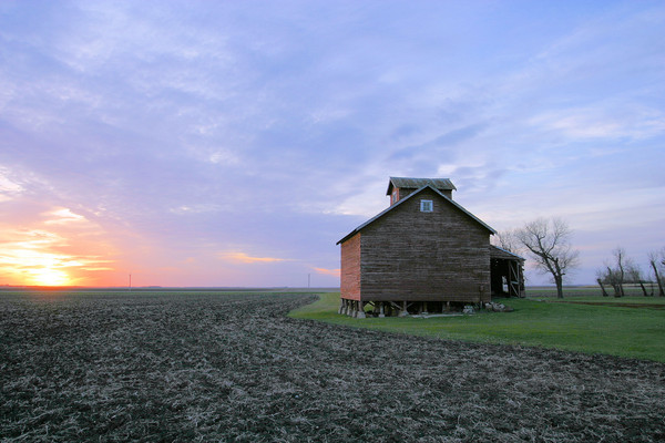Grainery Sunset - Barns & Remnants