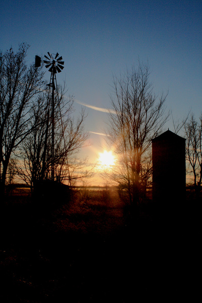 Windmill Sunset II - SW Minnesota