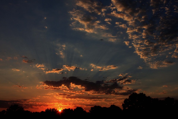 Midwest sunset - Marshall, Minnesota