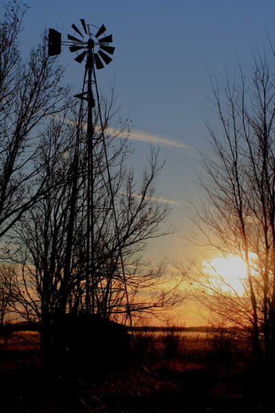 Windmill Sunset - SW Minnesota