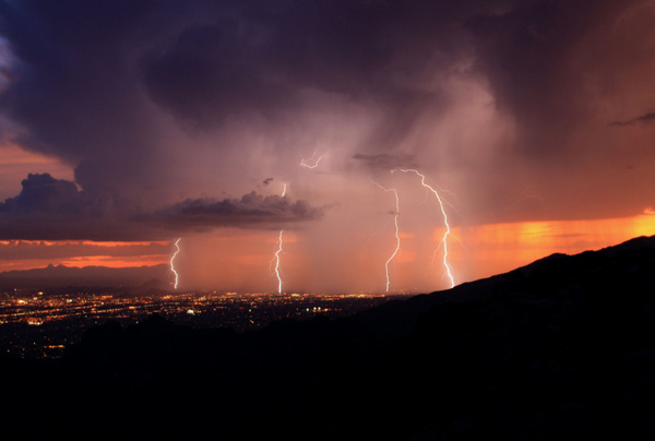 Stormy Sunset - Tuscon, Arizona