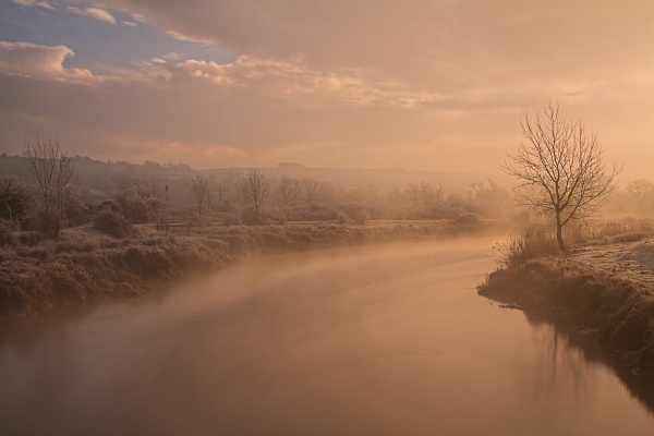 Frosty morning at South Stoke - Landscape