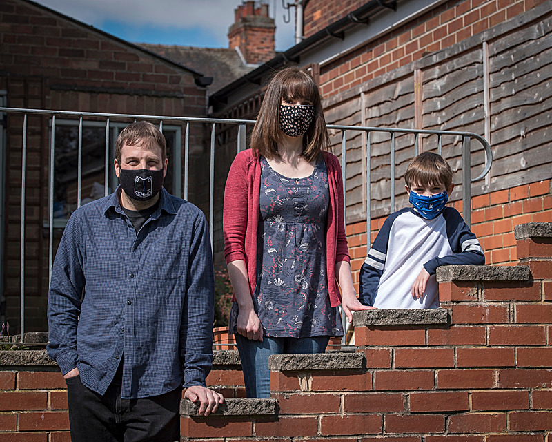 Matt, Lindsey & Senan Park - 25th April 2021 - Beyond The Mask, Through The Lens - 100 Pandemic Portraits