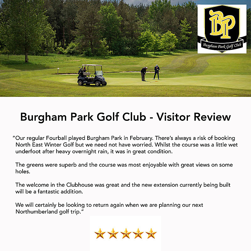  - 2025 Burgham Park Golf Club Reviews