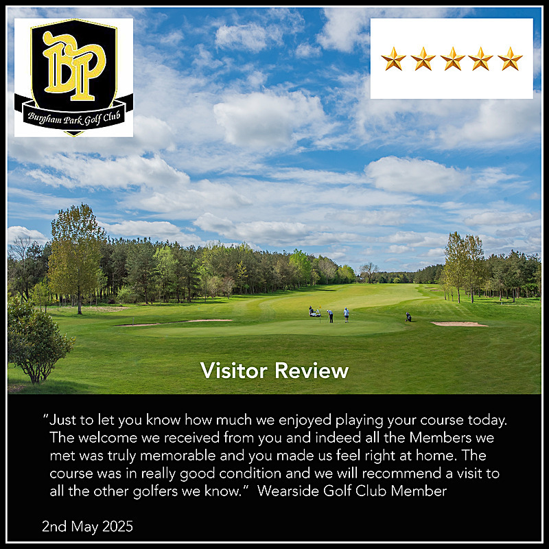  - 2025 Burgham Park Golf Club Reviews