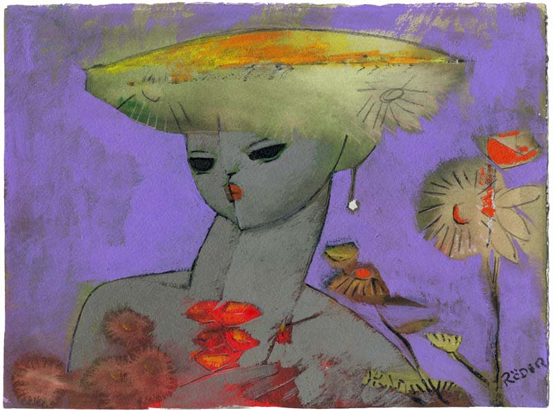 Gardener 25x38 cm - Acrylics