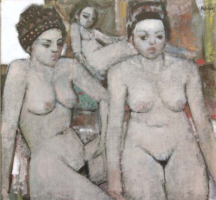 Katherine and Katy - Oils