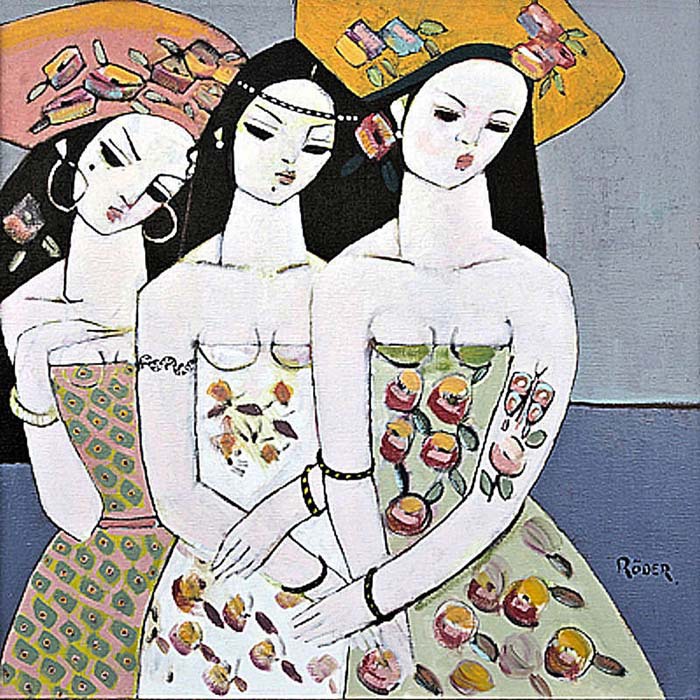 Magda and Friends - Oils