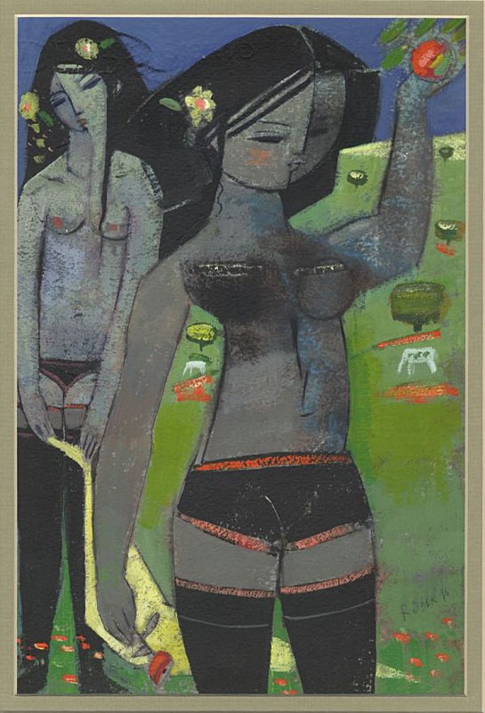 I'm Waiting 27x18 cm - Acrylics