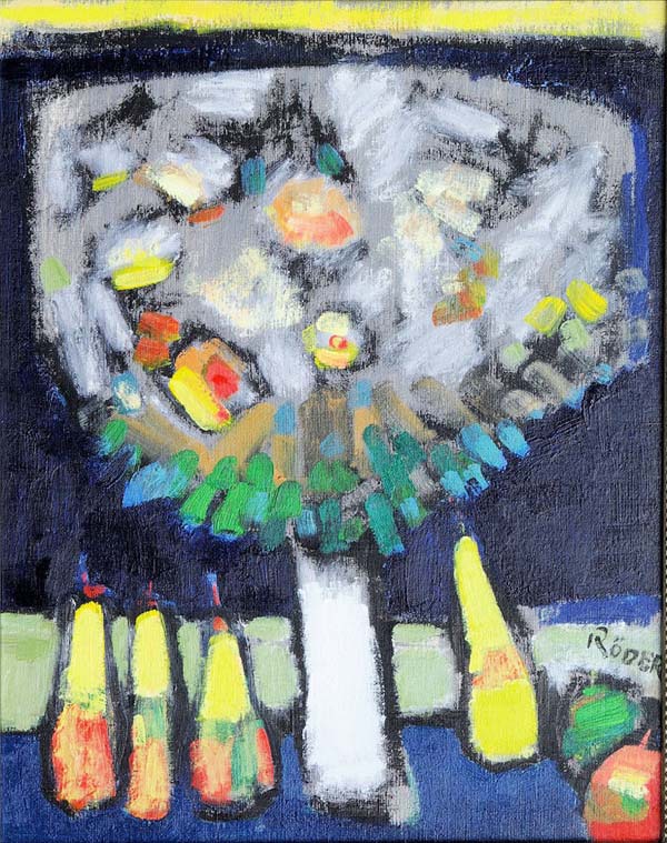 Flowers And Pears - Oils