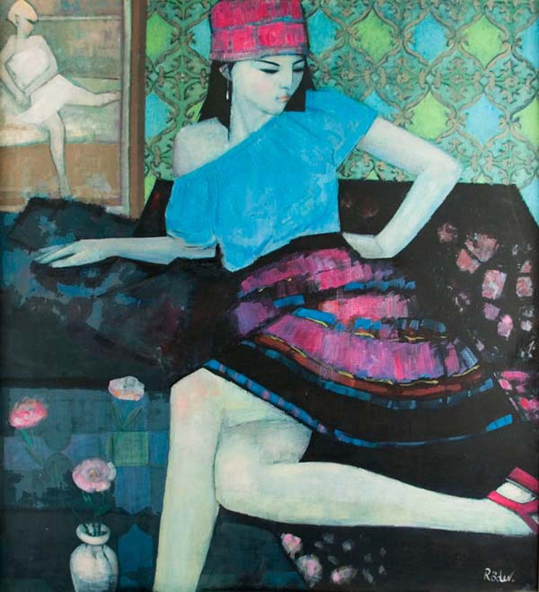 Antoinette As Elena SOLD - Oils