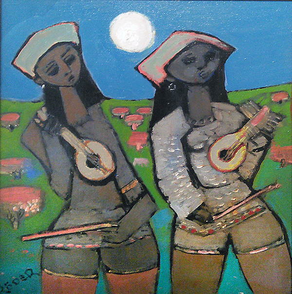 Music and the Moon 499x42 - Oils