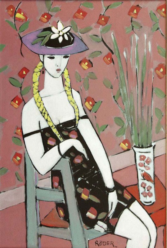 Little Black Dress - Oils