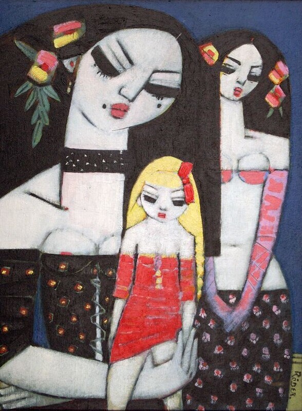 doll makers 61x46 - Oils