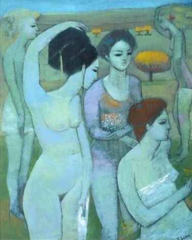 endre-rder-a-small-bouquet - Oils