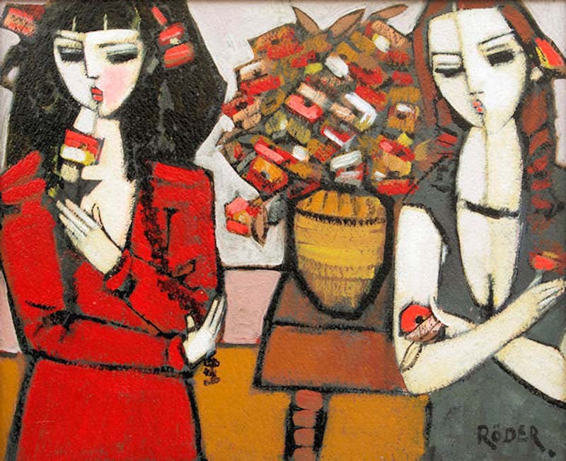 The Vase - Oils