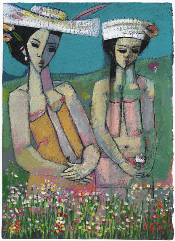 Flowerbed - Acrylics