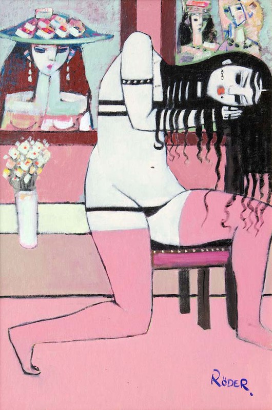 Resting Aida SOLD - Oils