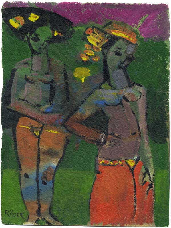 Dancers 38x28 cm - Acrylics