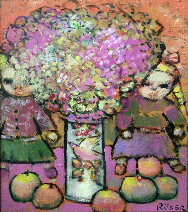 Two Rag Dolls 61x46 - Oils