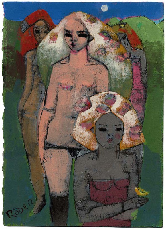 Chosen 35x25 cm - Acrylics