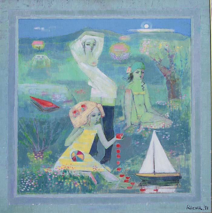 Toy Boat - Oils