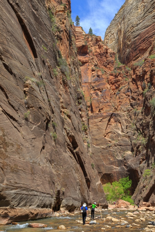 Starting the Narrows - Utah