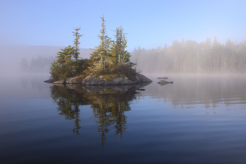 Foggy Loon Island, New Hampshire 2024 - Fall Foliage 2024 (New!)