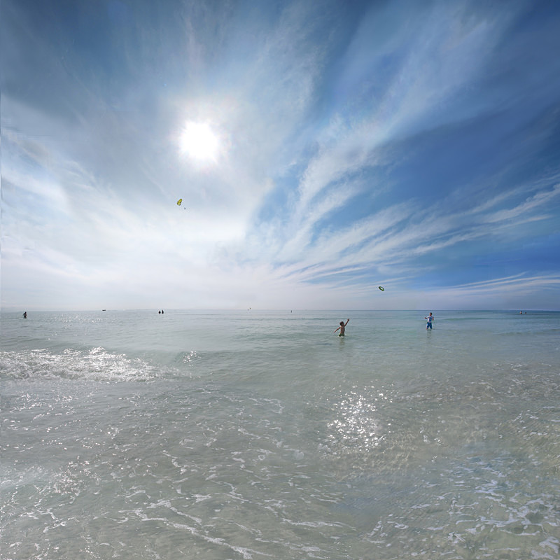 At play, Siesta Beach, Florida - Florida