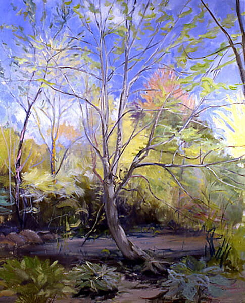 Fireworks - Oil on Canvas