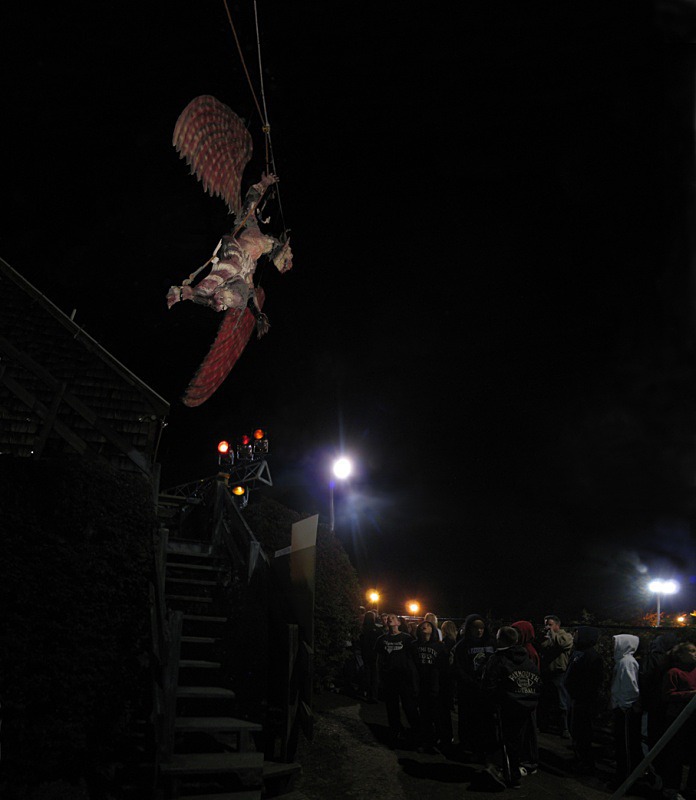 At Barretts Haunted Mansion (Abington, MA) - Halloween