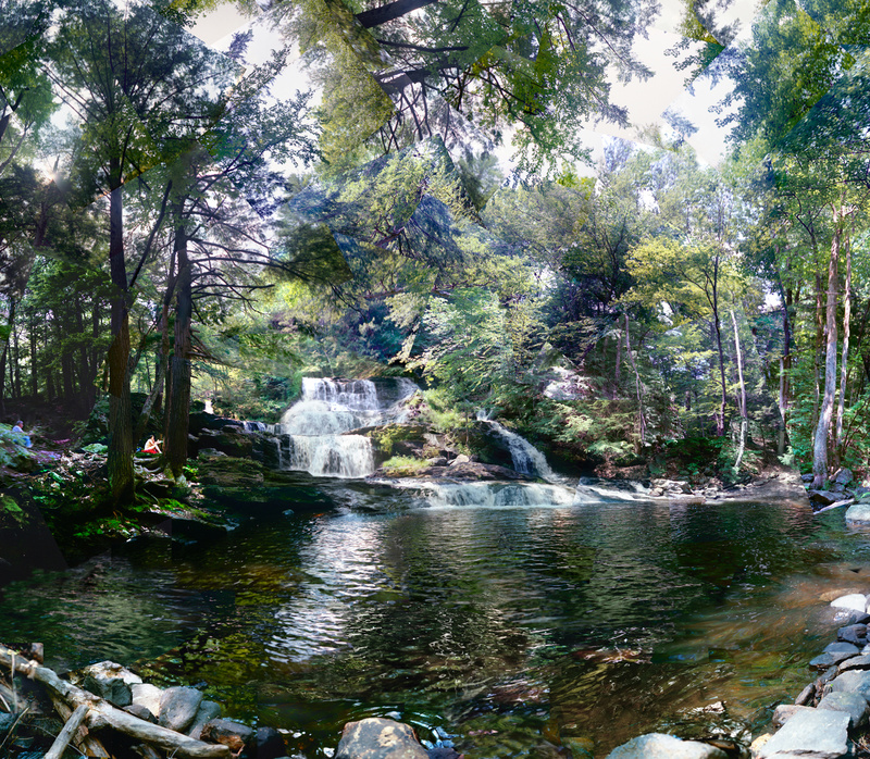 Dejeuner, Garwin Falls, NH - Waterfalls