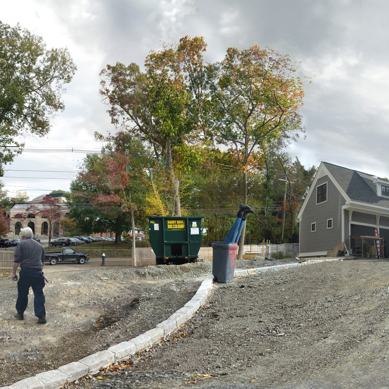 Dumpster pick up, Brookline - More Halloween