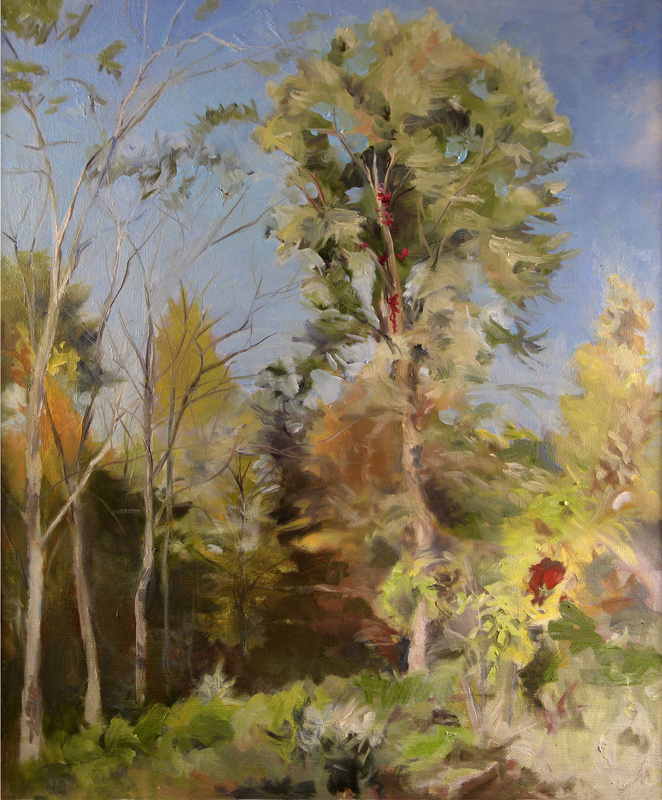 Burning, Vermont - Oil on Canvas