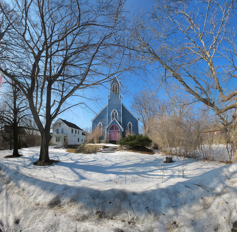 The Blue Church, Rockport - Coastal - Sites in New England