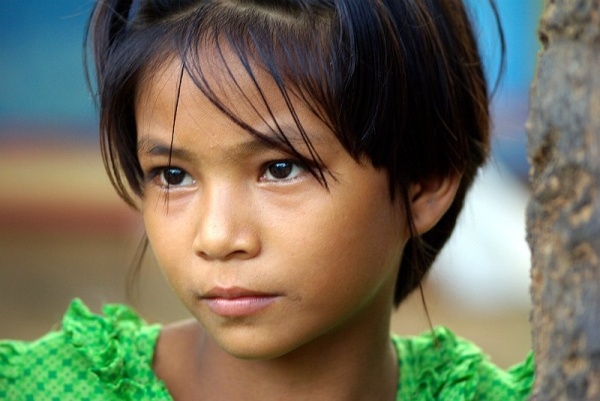 Burmese village girl