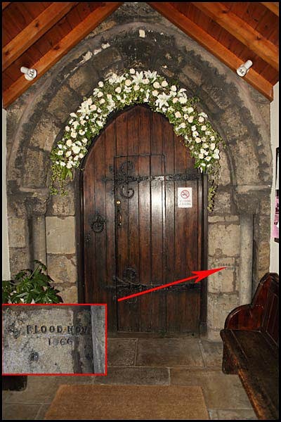 entrance porch - St Andrews church Ferrybridge