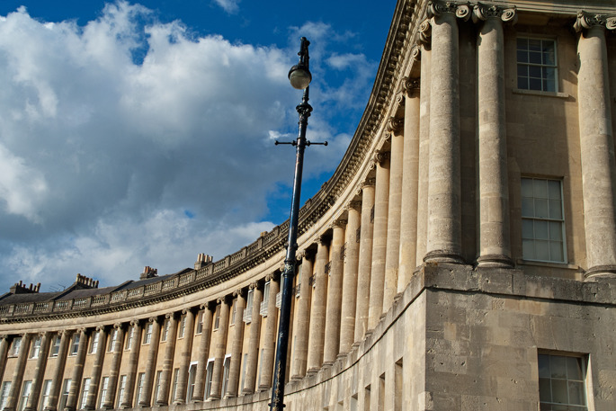 Bath - Royal Crescent - Southern England
