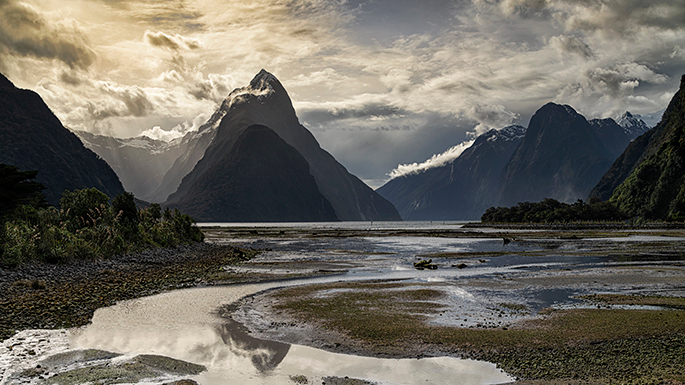 Spring at Milford Sound - New Zealand