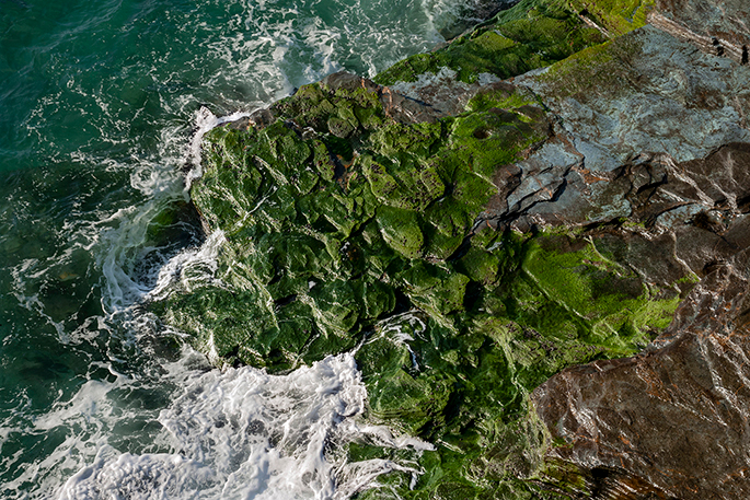 Eroded Slate at Trebarwith Strand - Cornwall
