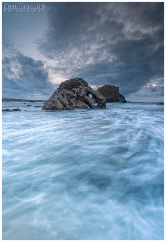 Blue Hour at the Sea Arch Ballintoy