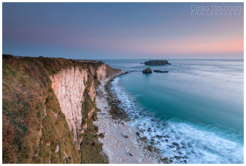 Larrybane Bay at Dawn