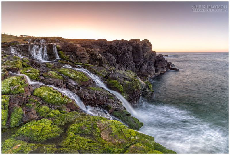 The Sea Waterfalls, Dunseverick