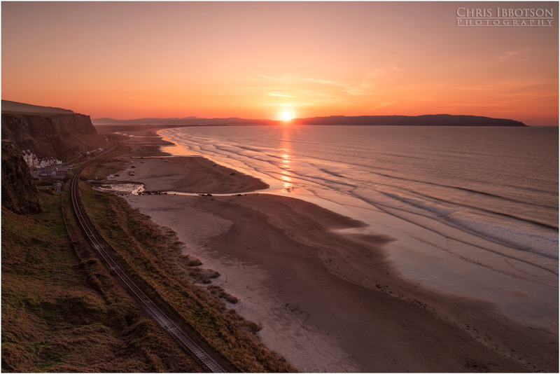 Sunset at Downhill Beach