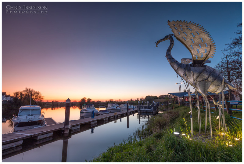 Dusk at Portglenone Marina