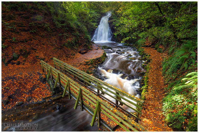 The Bridge, Gleno Waterfall
