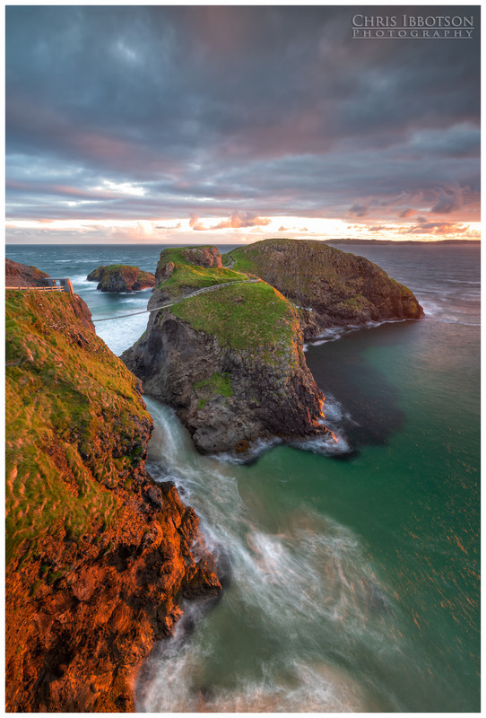 Dawn at The Rope Bridge, Carrick-a-Rede