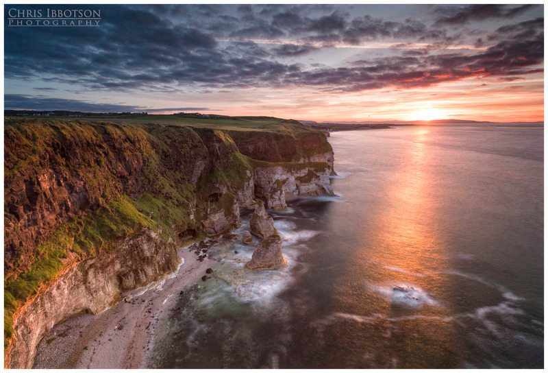Sunset at Whiterocks, Portrush