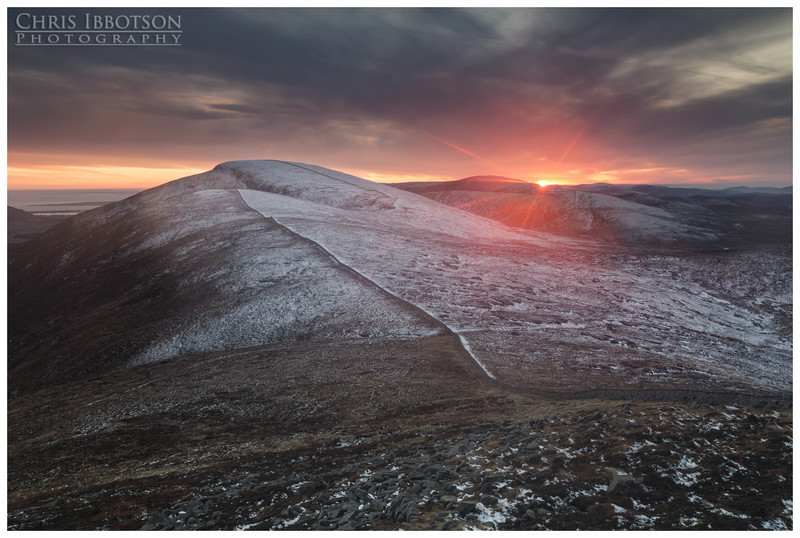 Sunset in The Mournes